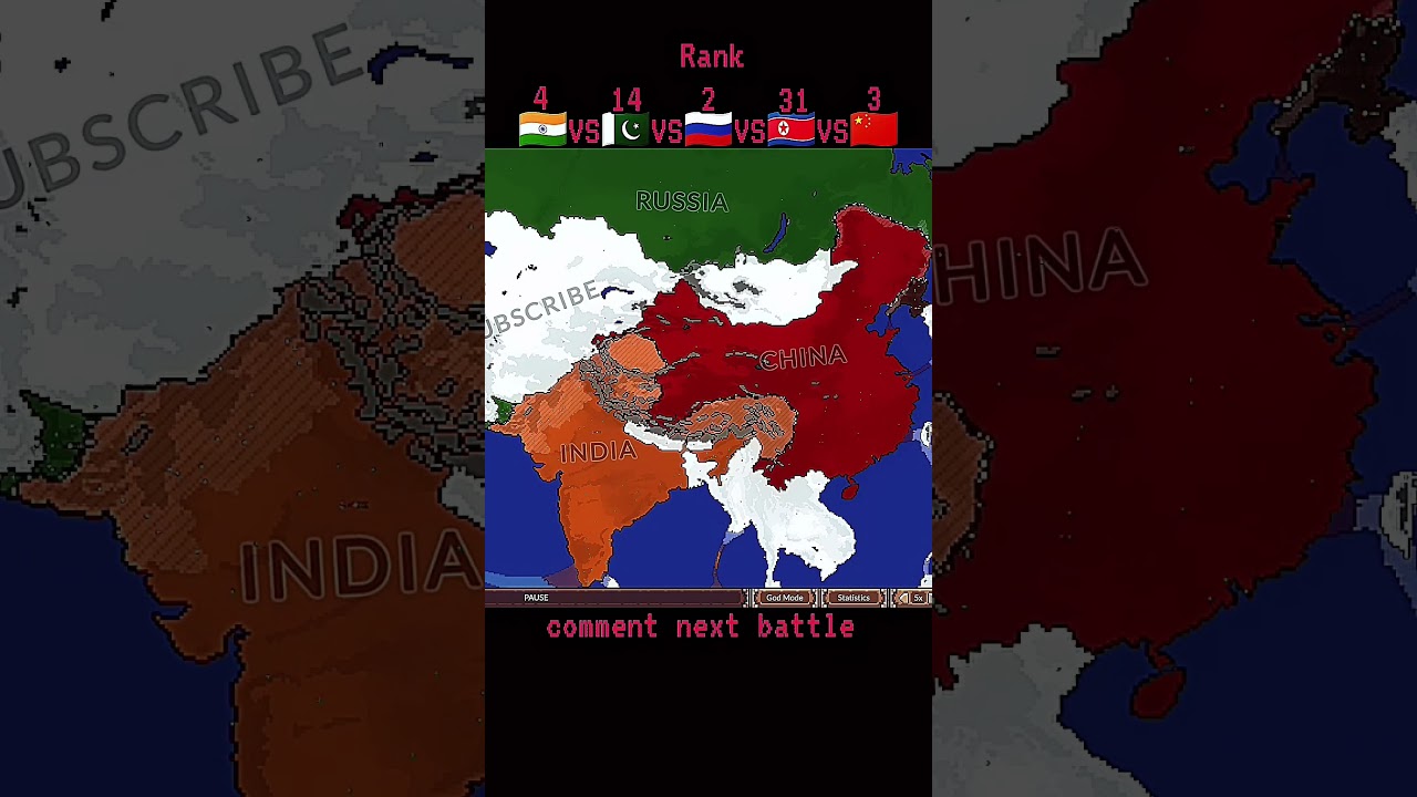Asia's nuclear powers at war #shorts #AgesOfConflict #WW3 #BRICS #NATO #WorldWar #strategygame