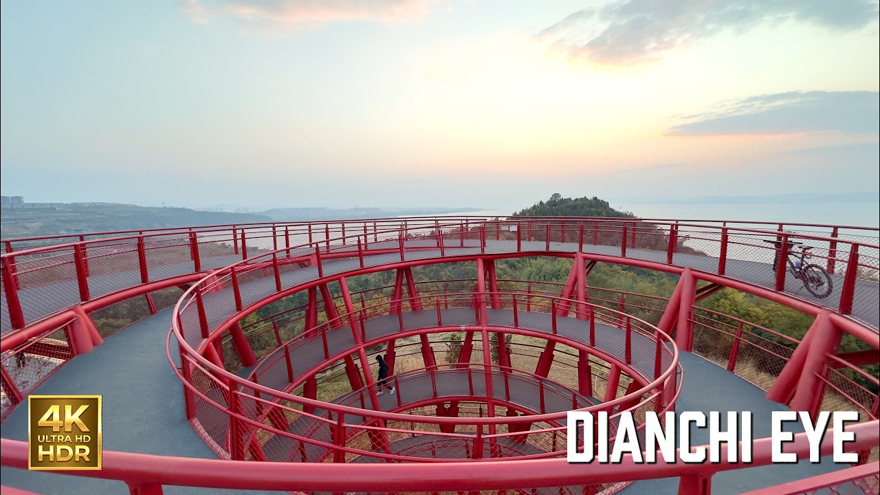 Cycling experience, the Eye of Dianchi Lake is truly beautiful. EP005 Part I