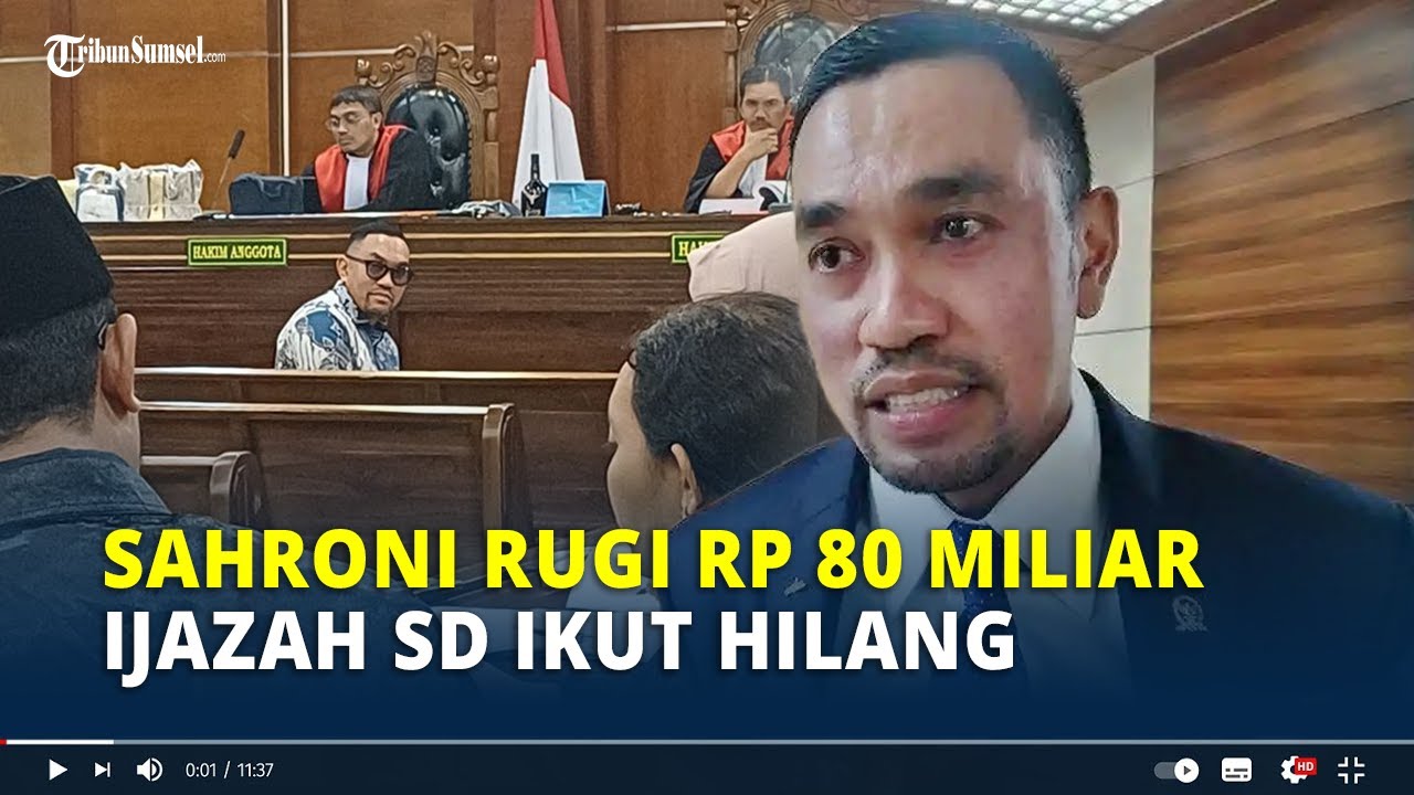 Sahroni Rugi Rp 80 Miliar akibat Penjarahan Rumah: Ijazah SD Ikut Hilang