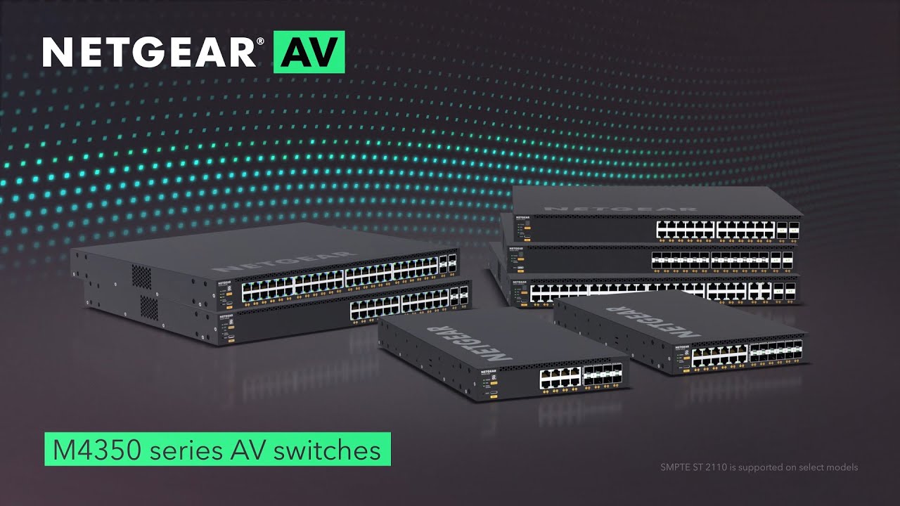 Представляем новые коммутаторы NETGEAR M4350 ProAV