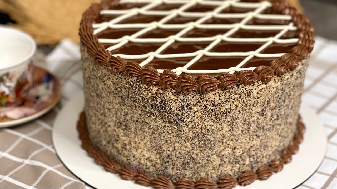 4 kiloqram lezzet bombasi, SADE ERZAQLARLA, bismis kremle. Торт из самых доступных продуктов