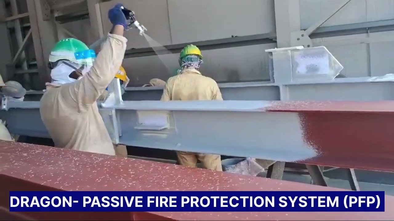 DRAGON - PASSIVE FIRE PROTECTION SYSTEM (PFP) #vrcoatings #makeinindia #passivefireprotection #pfp