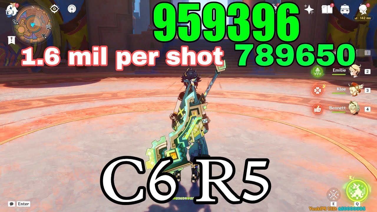Kinich C6 R5 Nuke showcase | kinich gameplay | kinich c6 r5