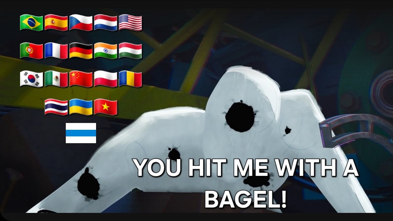 You hit me with a bagel! | Spider-Verse 2 | Multilanguage