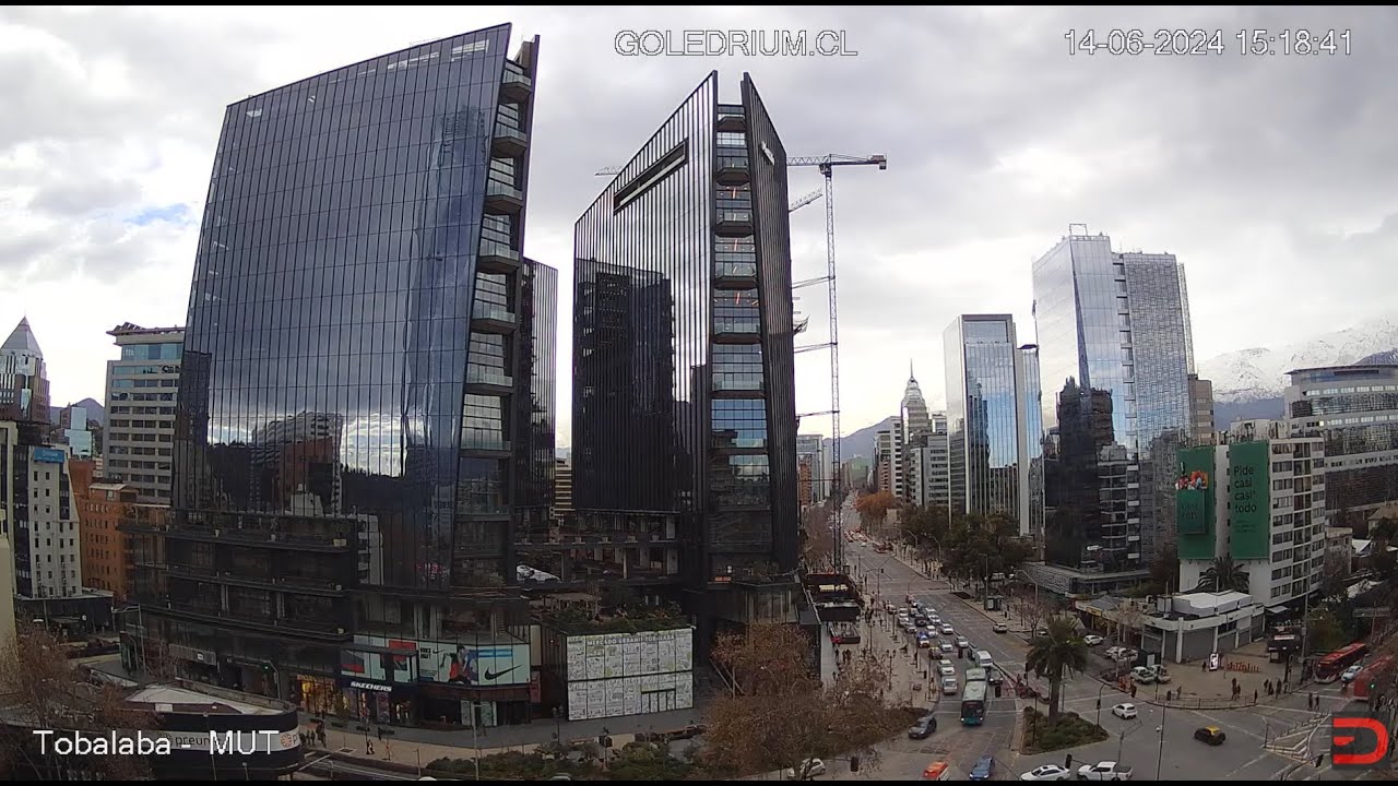 Ledrium - Tobalaba, MUT, Av. Providencia, Santiago, Chile, Live cam, en vivo, en directo