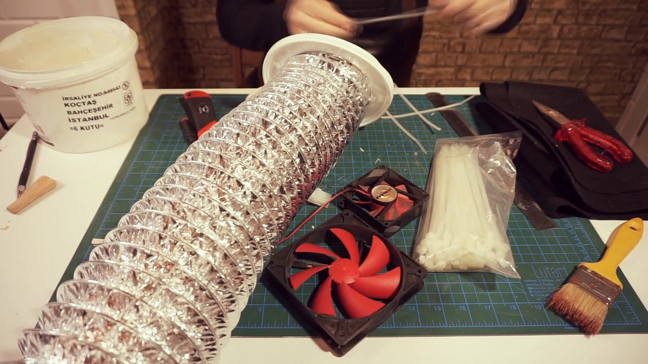 Ucuz Aspiratör Yapımı (Gravür Makinesi Aspiratörü) DIY Carving Vent