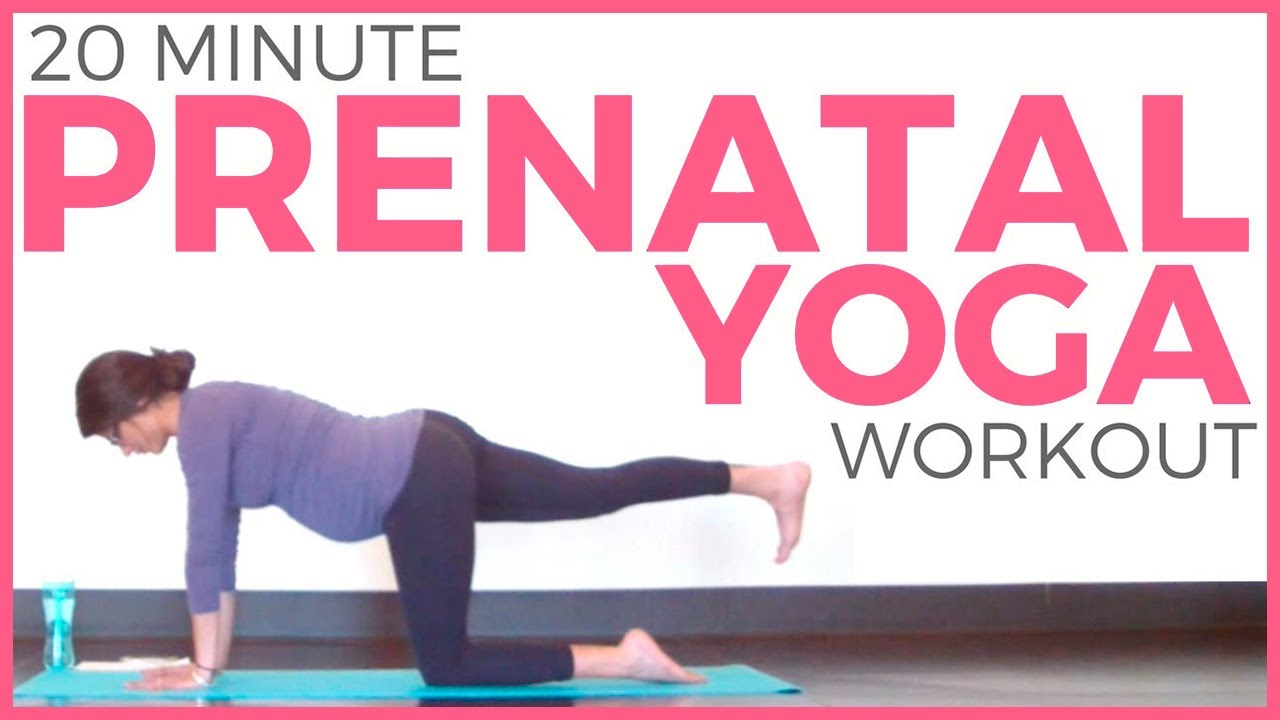 20 minute Prenatal Yoga Workout for Strength & Flexibility (All Trimesters)