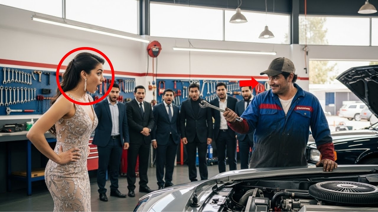 8 expertos abandonaron el coche de la millonaria, pero el pobre mecánico lo logró.