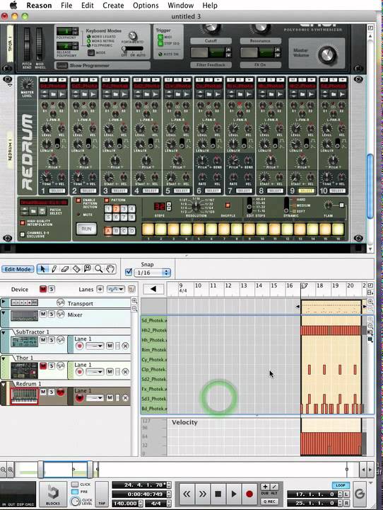 The Power in Reason: Sequencing Drums