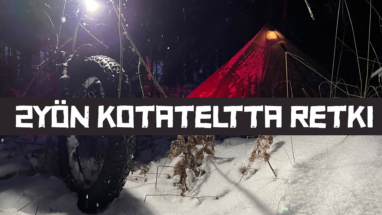2y&ouml;n kotalaavu retki & BUSHCRAFT majan rakennus (ilman nauloja ja vasaraa) + N&ouml;tk&ouml;tti Burgeri