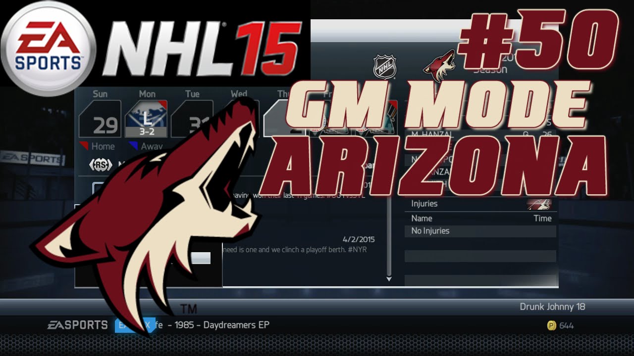 NHL 15: Комментарий GM Mode, Аризона, эпизод 50, «Раунд 3»