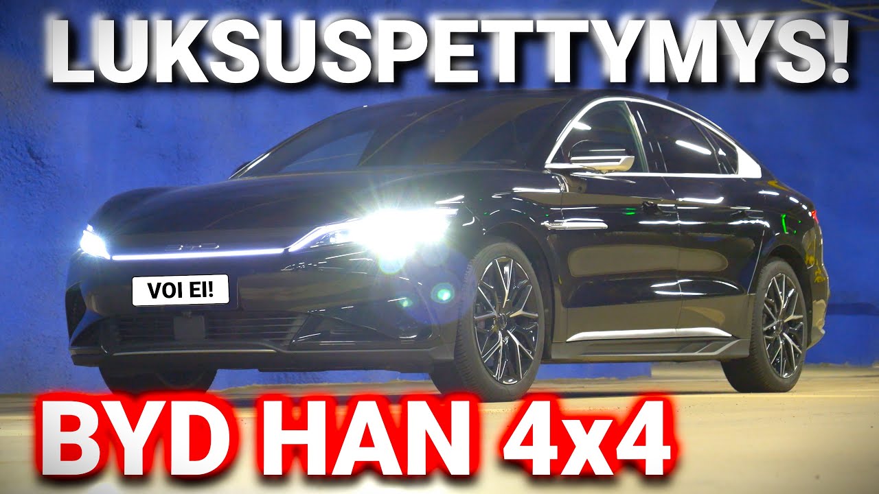 448. Luksuskyyti, mutta suuri pettymys sähköautona, BYD HAN 4x4