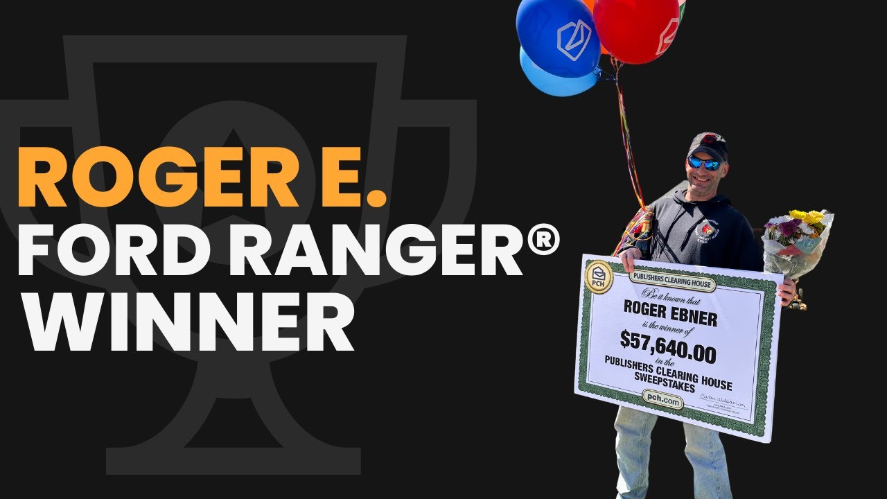 PCH Winner: Roger E. of OH Won a Ford Ranger® Raptor or $57,650!