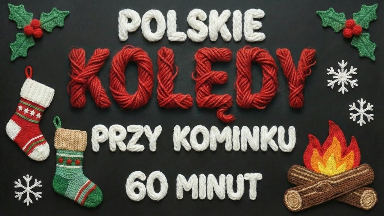 🎶 Kolędy Polskie Kominek 🌟 60 minut najpiękniejszych kolęd 🎄 Godzina kolęd przy kominku