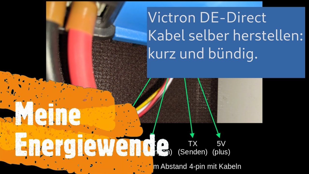 #DIY #Victron #VE-Direct Kabel selber herstellen: kurz und bündig.