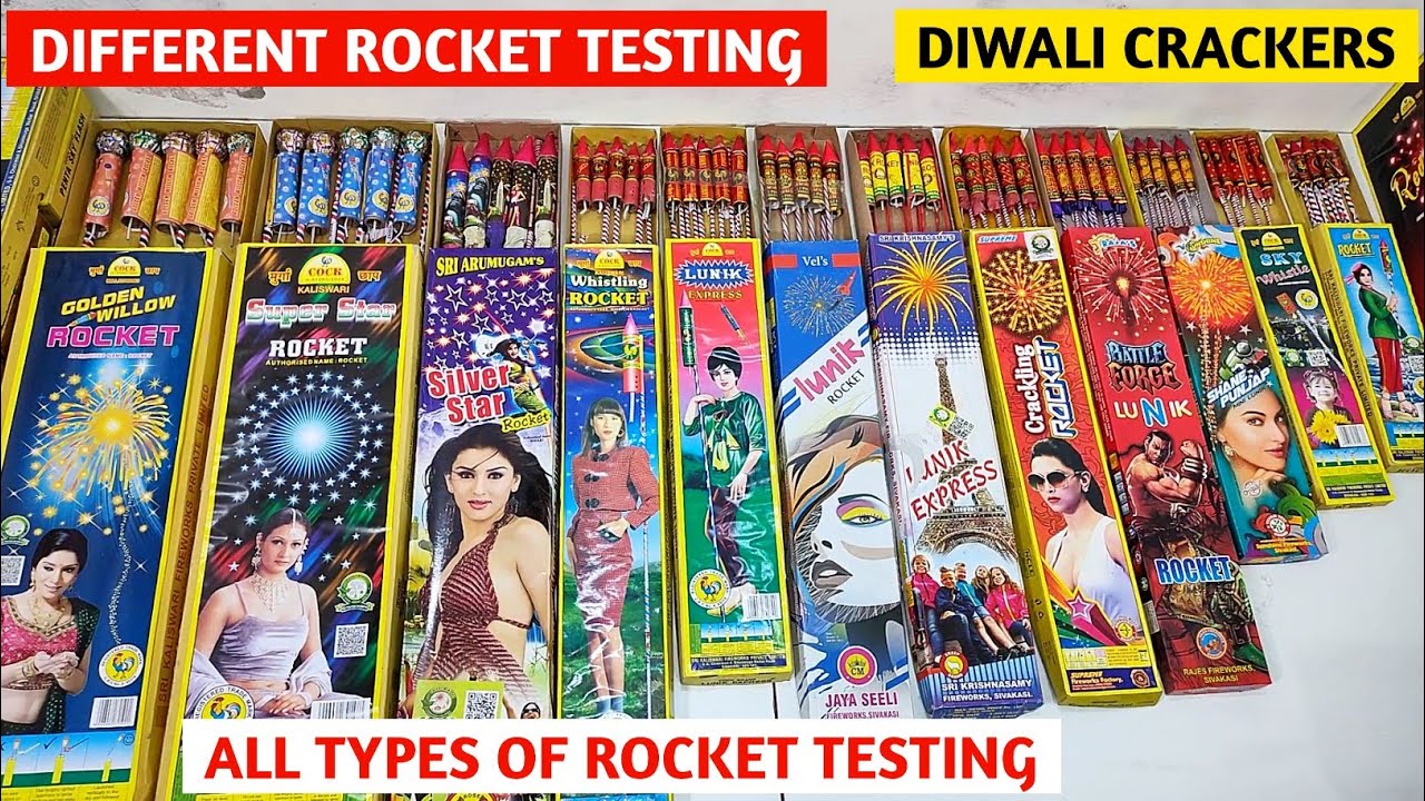 Testing Different Types of Rocket | Crackers Testing | Diwali Rocket Testing | Diwali Stash