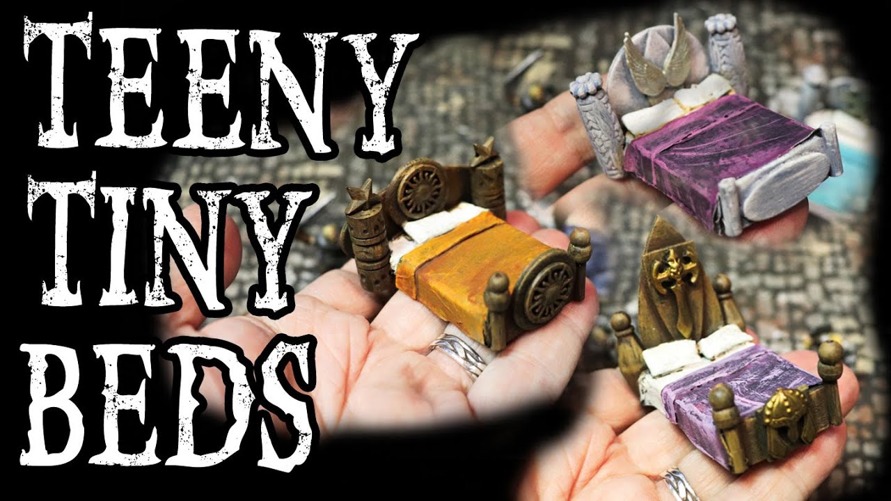 Teeny Tiny Beds Easy DIY Craft Tutorial (DM's Craft #201)