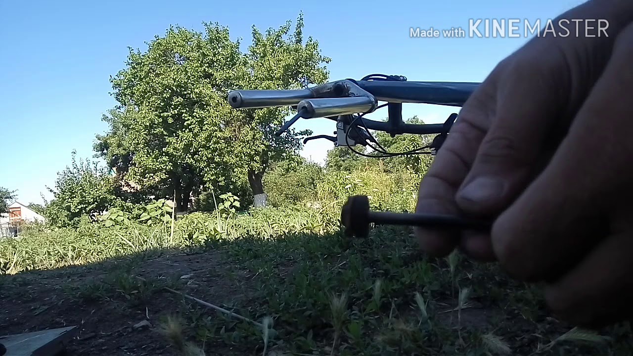 Устраняем биение велосипедной вилки ( пружинноэластомерной).