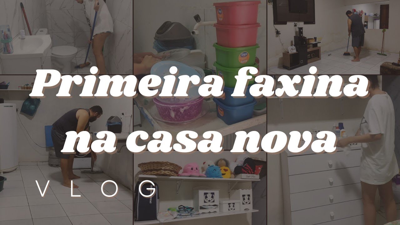 VLOG #2 - PRIMEIRA FAXINA NA CASA NOVA (LIMPEZA, ORGANIZAÇÃO) | Fabiana Santos