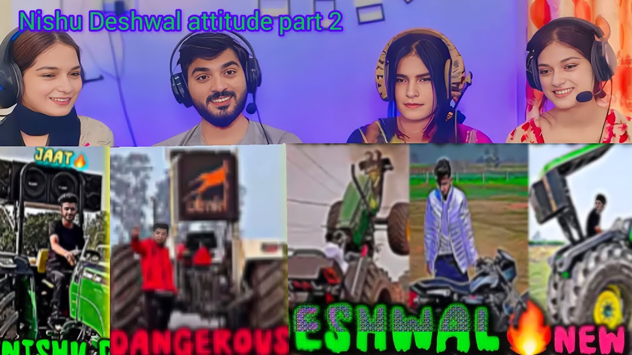 Reaction on Nishu Deshwal attitude 😈 Dangerous 🔥 short trending reels 😱 #nishudaswal #nishubhai 