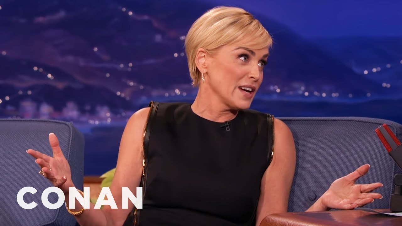 Sharon Stone: Woody Allen Gave Me My Big Break | CONAN on TBS