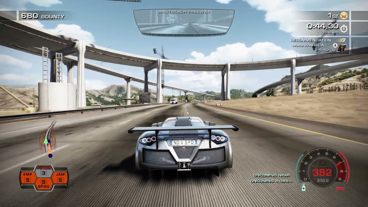 NFS Hot Pursuit Remastered | Highway Battle - 3:54.74 | Hot Pursuit Race