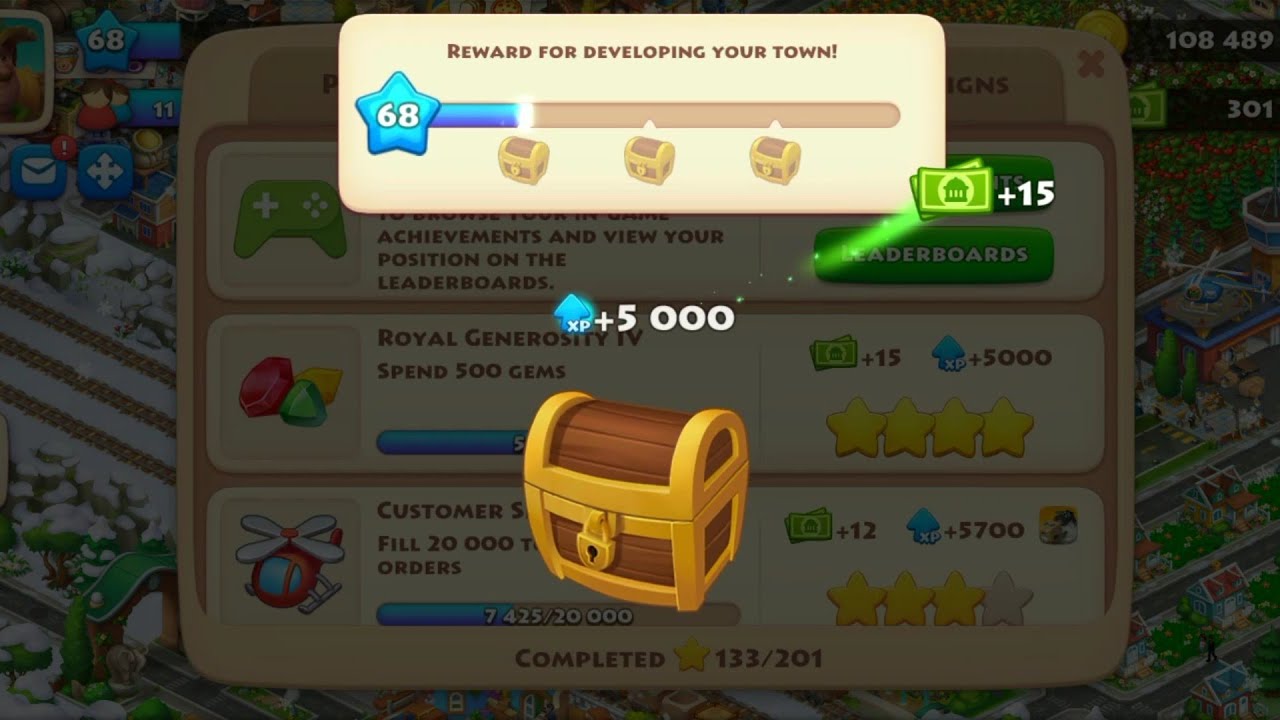 Township LEVEL 68 part 2 gameplay 2022