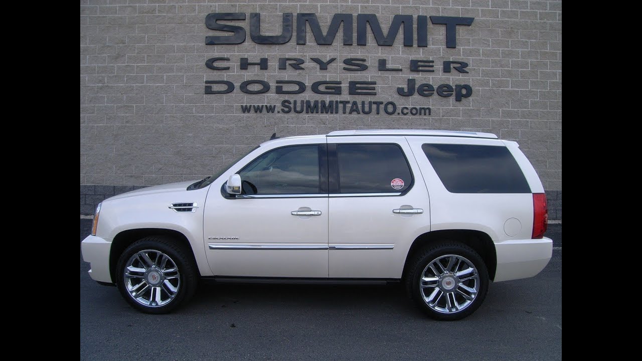 2013 CADILLAC ESCALADE PLATINUM 3 DVD PLAYERS WISCONSIN WALK AROUND REVIEW SOLD! 9158