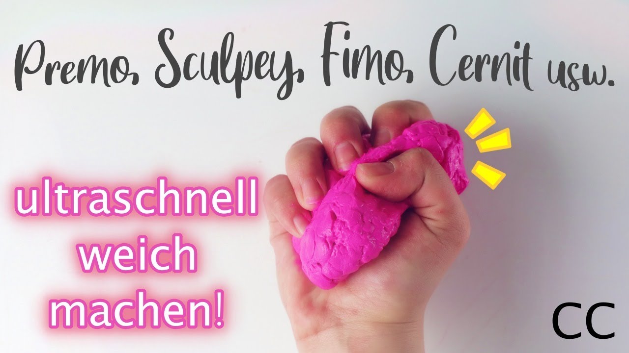 Die 8 BESTEN TRICKS🔥 Fimo, Sculpey & Co. WEICH zu bekommen! Deutsch & English