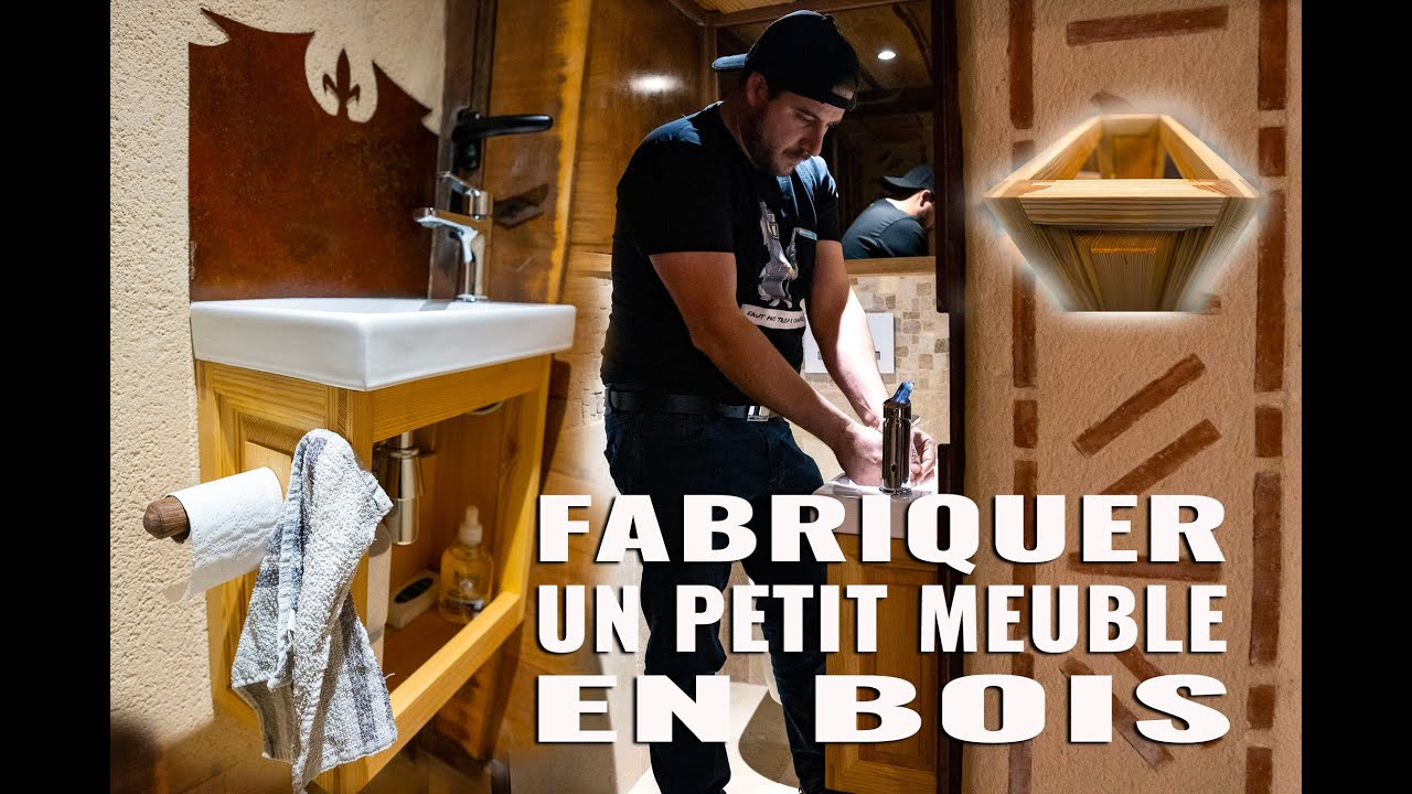 Je FABRIQUE un super meuble de lave-mains - ljvs