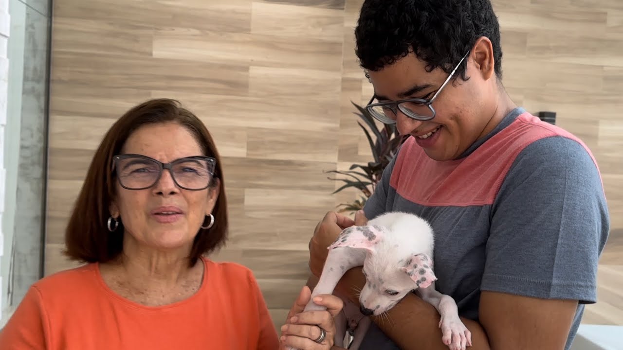 ENCONTRAMOS UM CACHORRINHO ABANDONADO!!