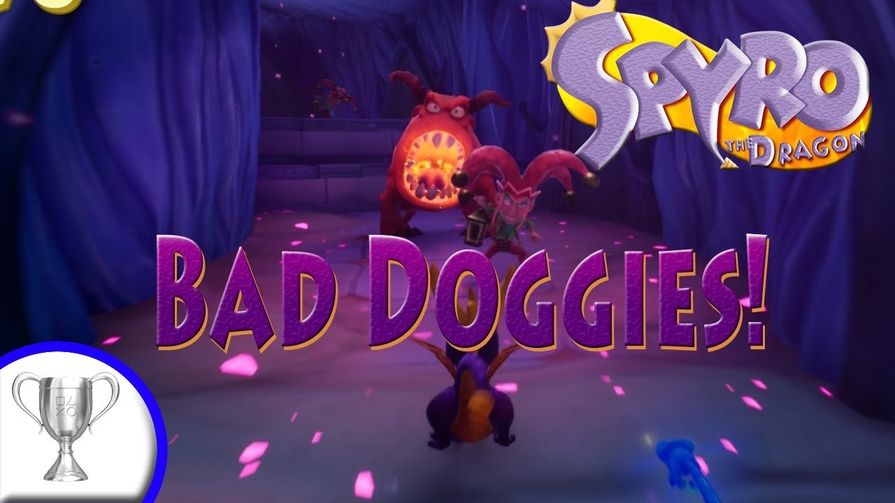 Spyro the Dragon│Bad Doggies! Trophy