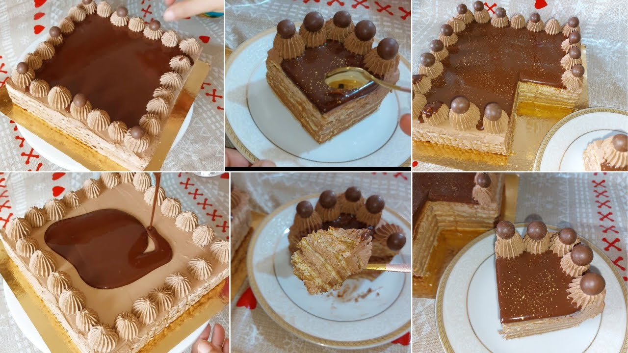خبزة هواء بالشكلاطة  بكريمة روعة في البنة وسهلة التحضير gateaux  courant d'air 