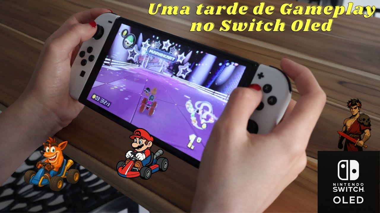 Uma tarde de Gameplay no meu Switch OLED 🎮