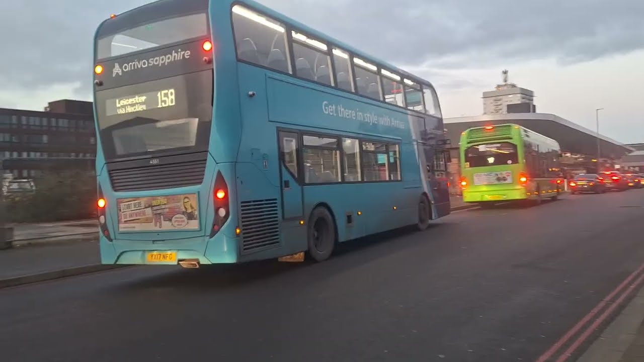 Buses in leicester January 2025