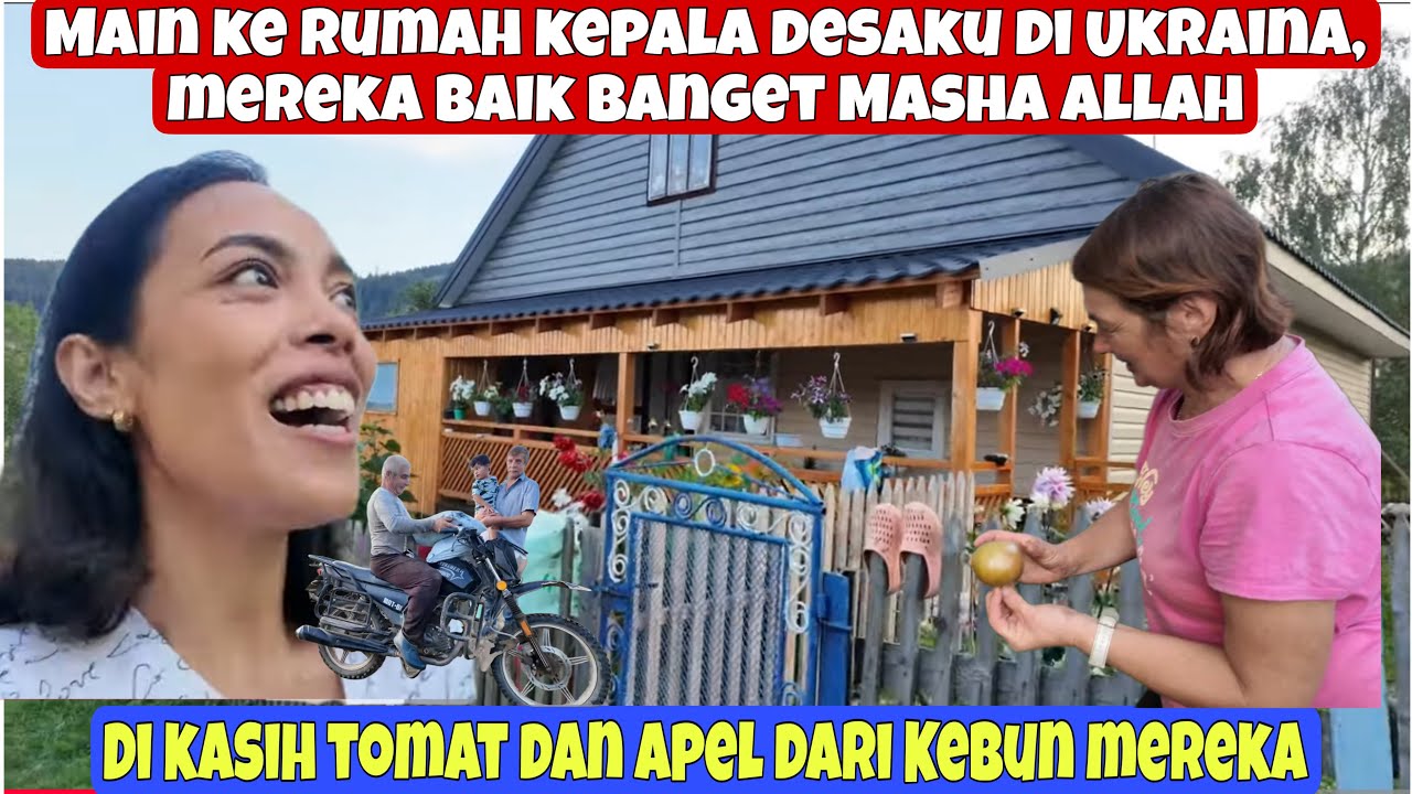 MAIN KE RUMAH KEPALA DESA UKRAINA YANG CANTIK DAN ASRI || VLOG PEDESAAN UKRAINA
