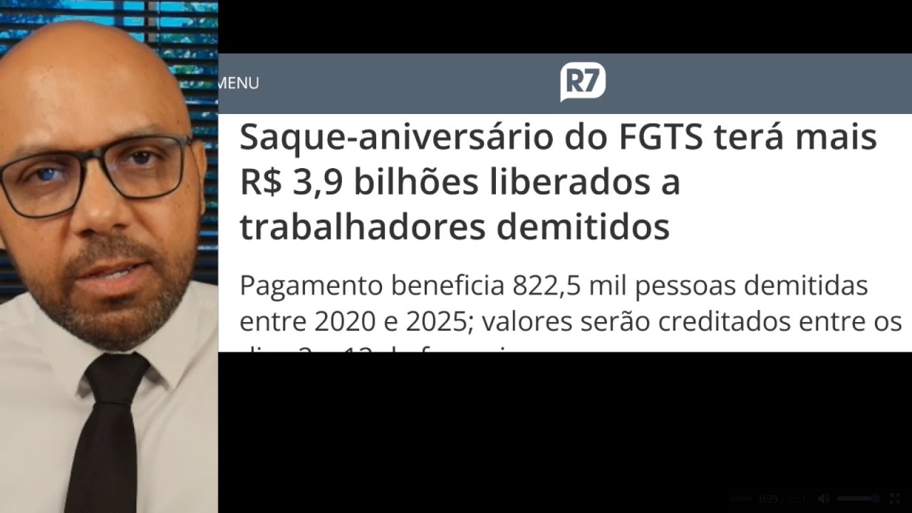 Saque anivers&aacute;rio do FGTS ter&aacute; mais R$ 3,9 bilh&otilde;es liberados
