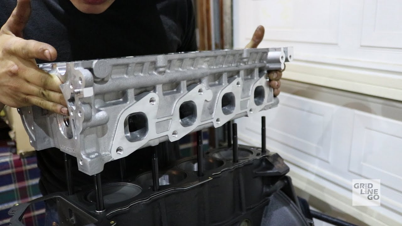 KA24 Cylinder Head Install Nissan 240sx Build