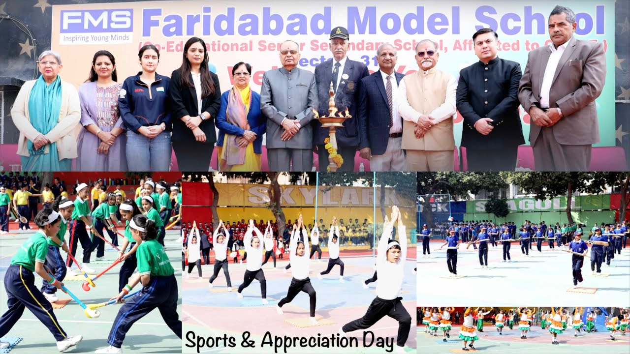 FARIDABAD MODEL SCHOOL (FMS) // SPORTS & APPRECIATION DAY // YUVRAJ STUDIOS