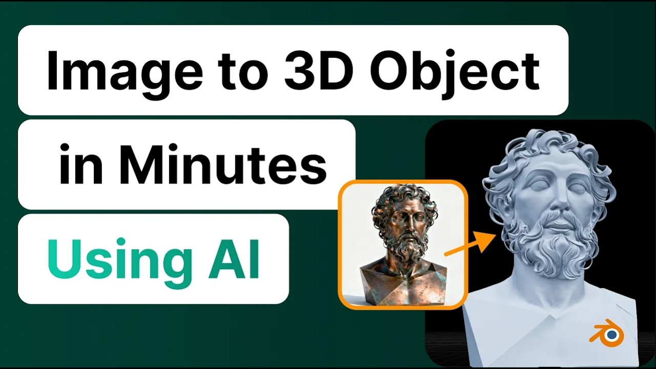 Преобразование изображения в 3D-модель с помощью ИИ | Учебное пособие по Hiitem3D и Blender