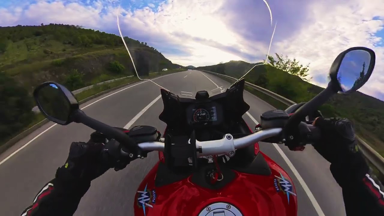 MV Agusta Turismo Veloce 800 Egzozsuz gazlama