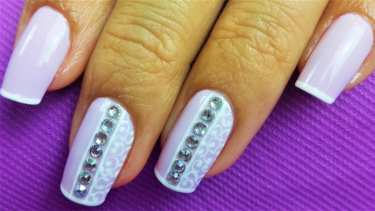 Como hacer la linea de la francesa correctamente - DECORACION de UÑAS FRANCÉS - manicura francesa