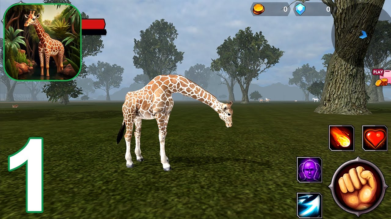 The Giraffe - Animal Simulator Android Gameplay - Part 1