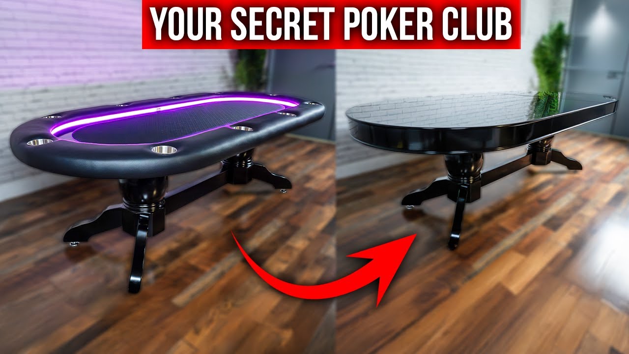 How this Poker Table Transforms (Best Poker Tables 2025) - Man cave Ideas