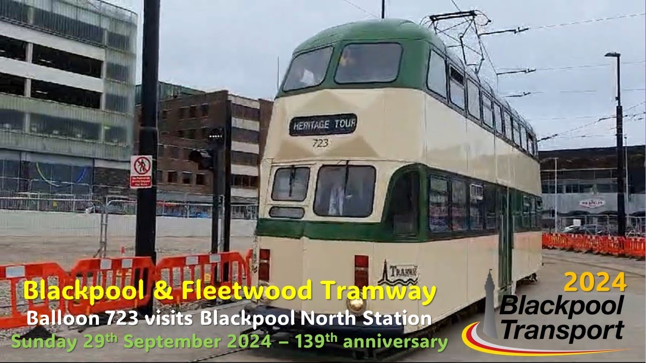 641 - Blackpool & Fleetwood Tramway: 139th anniversary on 29th September 2024. 723 to North Station