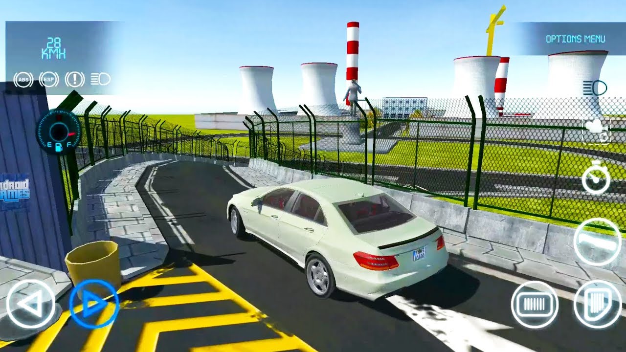 Euro Car Simulator BMW 5 - Driving On Highway and Factory - Android iOS Gameplay