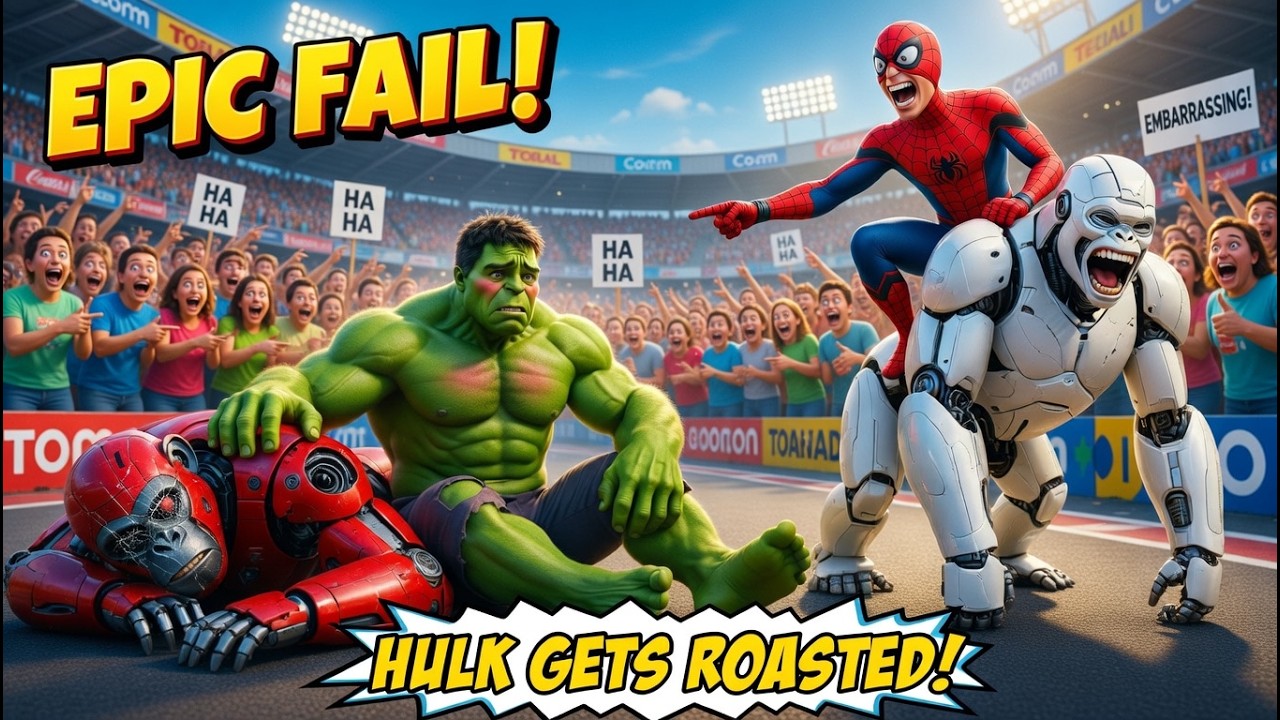 🐒🕷SPIDERMAN Wins The Legendary Chimpanzee Racing Championship - Epic Racing Challange