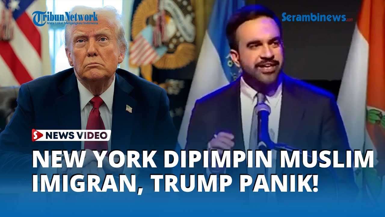 New York Kini Dipimpin Muslim Imigran, Pidatonya Bikin Trump Panas Dingin