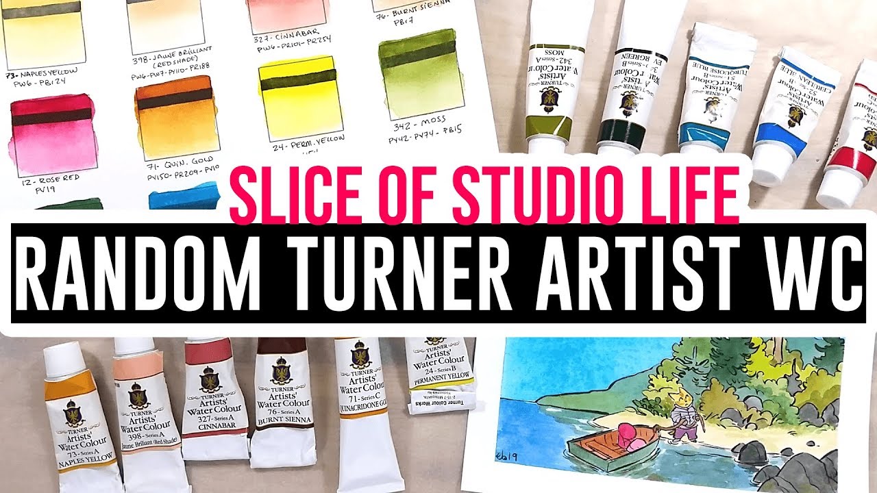 Slice of Studio Life! - Ep 22 - Random Turner Watercolor Tubes! 🎨