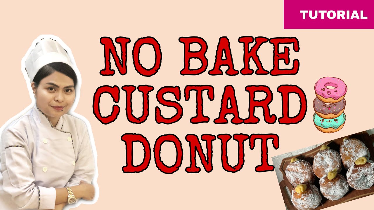 NO BAKE CUSTARD DONUT | YUMMY TREATS NO OVEN NEED
